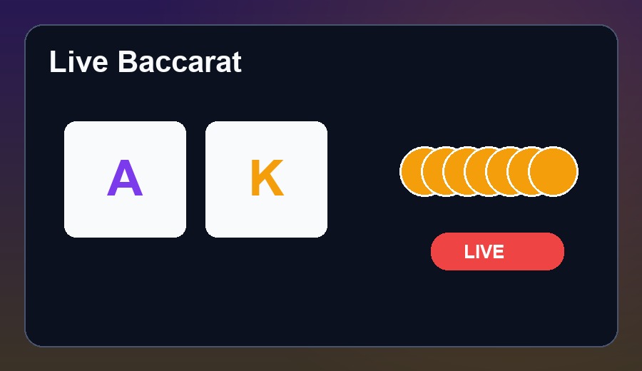 Bitcoin Betting BD Live Baccarat
